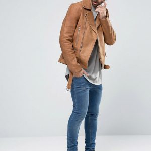 کت چرم مردانه